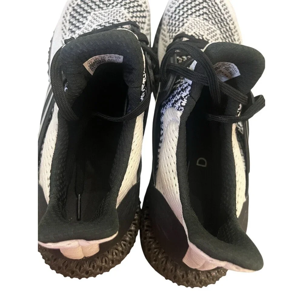 Adidas Ultra 4D Men's Running Shoes Oreo White/Black Size 11 No Box